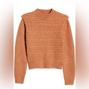 BLANKNYC-Horizontal Cable Crewneck Sweater-Women's Size: XL-Cry Me A River-NEW!!